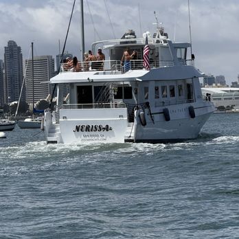 Zolna Yachts - Narrisa cutting through - Boat Charters Near Me - San Diego, California Zolna Yachts - Narrisa cutting through - Boat Charters Near Me - San Diego, California