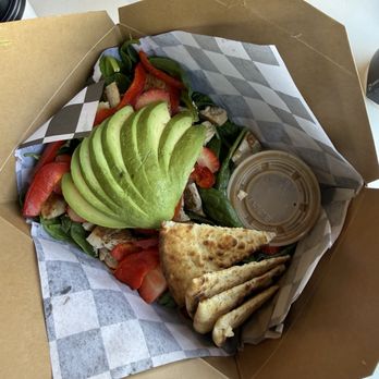 Simply Social Coffee - spinach avocado salad - Coffee & Tea Near Me - Vienna, Virginia Simply Social Coffee - spinach avocado salad - Coffee & Tea Near Me - Vienna, Virginia