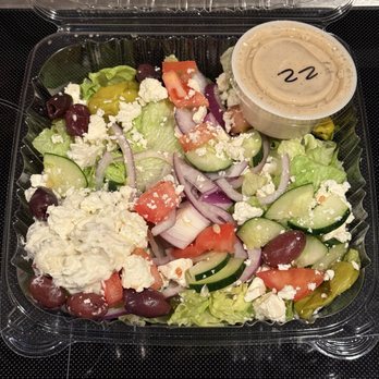 Sally O'Neal's Pizza Hotline - Greek salad - Pizza Near Me - Tampa, Florida Sally O'Neal's Pizza Hotline - Greek salad - Pizza Near Me - Tampa, Florida