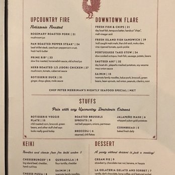Moku Kitchen - Food Menu - Cocktail Bars Near Me - Honolulu, Hawaii