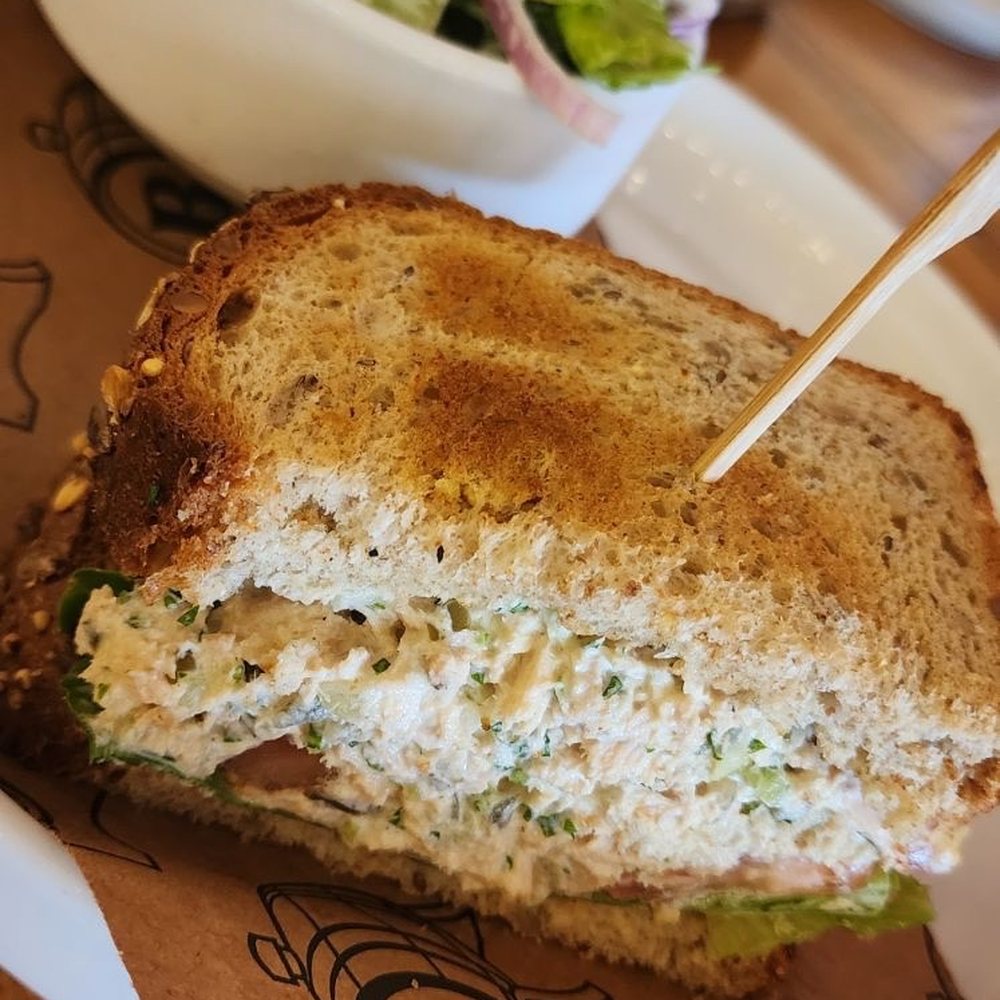 Batch Local Kitchen - Mom's Tuna Salad Sandwich with salad - Cocktail Bars Near Me - West Palm Beach, Florida Batch Local Kitchen - Mom's Tuna Salad Sandwich with salad - Cocktail Bars Near Me - West Palm Beach, Florida