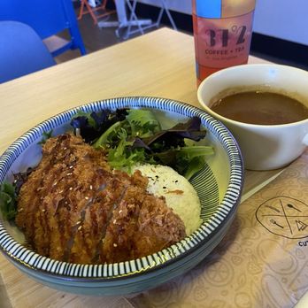 37.2 Degree Cafe & Curry - Curry Fried Pork Loin Cutlet 咖喱吉列豬排飯 - Japanese Curry Near Me - West Covina, California