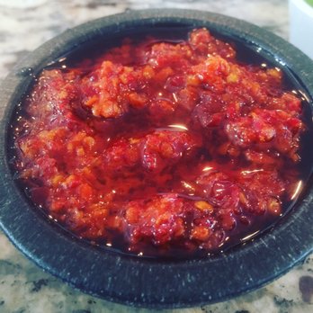 El Muelle Seafood Airline - Hot chili sauce @elmuelle - Seafood Near Me - Houston, Texas
