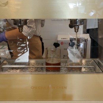 Chicha San Chen - A single machine on display, whereas other branches have multiple. 08/30/26 - Bubble Tea Near Me - Pleasanton, California Chicha San Chen - A single machine on display, whereas other branches have multiple. 08/30/26 - Bubble Tea Near Me - Pleasanton, California