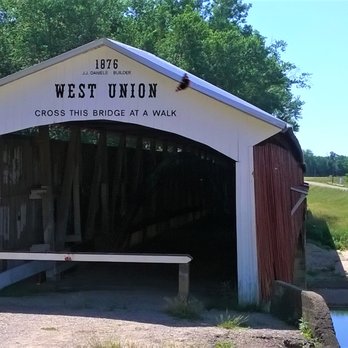 West Union Covered Bridge - West Union Covered Bridge 1876 near Montezuma, IN - Landmarks & Historical Buildings Near Me - Montezuma, Indiana West Union Covered Bridge - West Union Covered Bridge 1876 near Montezuma, IN - Landmarks & Historical Buildings Near Me - Montezuma, Indiana