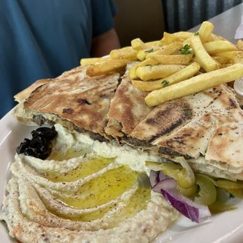 Nish! Mediterranean Grill - Arrayes Entree Plate - Mediterranean Near Me - River Oaks, Texas Nish! Mediterranean Grill - Arrayes Entree Plate - Mediterranean Near Me - River Oaks, Texas