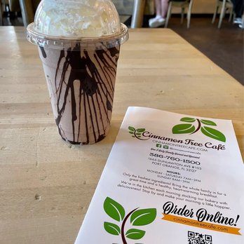Cinnamon Tree Cafe - Minty Mocha Chiller - Creperies Near Me - Port Orange, Florida Cinnamon Tree Cafe - Minty Mocha Chiller - Creperies Near Me - Port Orange, Florida