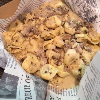 Friggitoria - Tortellini with boscaiola al tartufo sauce - Italian Near Me - Sydney, NSW Friggitoria - Tortellini with boscaiola al tartufo sauce - Italian Near Me - Sydney, NSW
