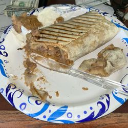 Rico's Tacos Family Restaurant - Bean and cheese burrito, add rice