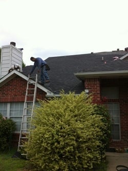 Slide of Rowe's Roofing