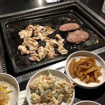 Star BBQ - Thinly Sliced Pork Belly (left) & Bottom Sirloin (right) - Korean Near Me - Garden Grove, California Star BBQ - Thinly Sliced Pork Belly (left) & Bottom Sirloin (right) - Korean Near Me - Garden Grove, California