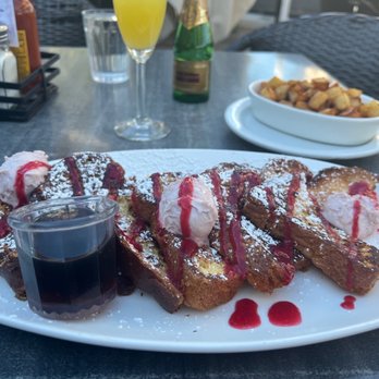 Beach Plum Kitchen - Raspberry - Mascarpone French Toast - New American Near Me - Carlsbad, California