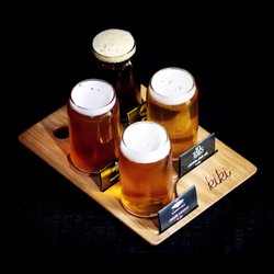 Kiki Bar & Eatery - Local Beer Tasting Paddle (4 Sunshine Coast Breweries)