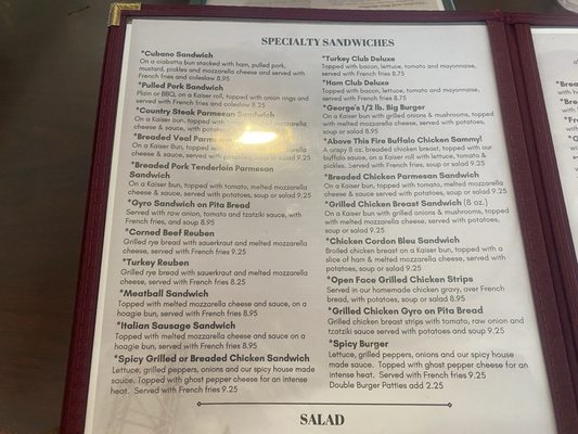 Menu photo 1 George's Kitchen Cleveland, OH