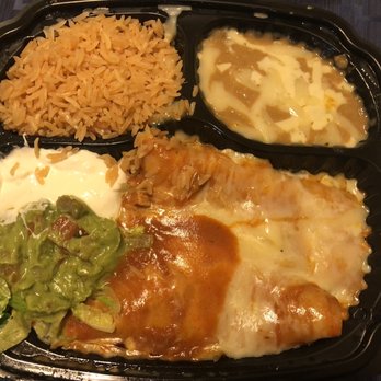 Salsa & Beer - Chicken Enchiladas with Rice and beans - Mexican Near Me - Van Nuys, California Salsa & Beer - Chicken Enchiladas with Rice and beans - Mexican Near Me - Van Nuys, California