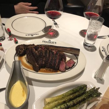 Frankie's The Steakhouse - Tomahawk steak and asparagus. Sooo good - Steakhouses Near Me - Duluth, Georgia Frankie's The Steakhouse - Tomahawk steak and asparagus. Sooo good - Steakhouses Near Me - Duluth, Georgia