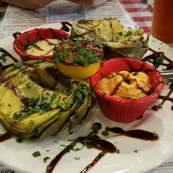 Heroes - Grilled artichoke - American Near Me - Riverside, California