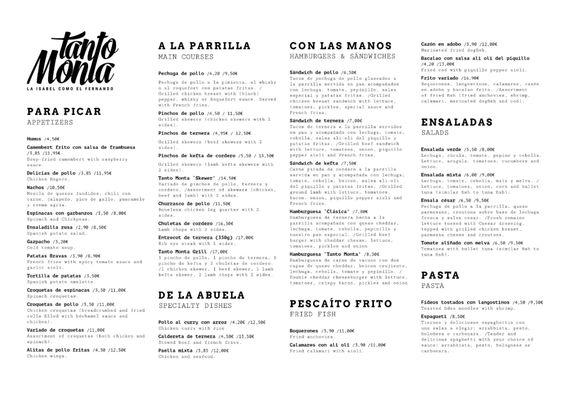 Menu photo 1 Tanto Monta Seville, SE