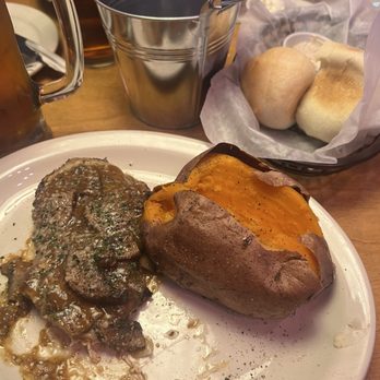 Texas Roadhouse - Smothered Chicken w/ sweet potato - American Near Me - Concord, New Hampshire