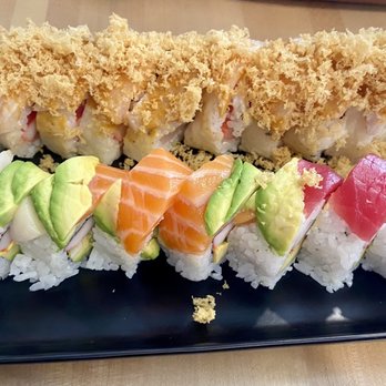 Toast La La - Rainbow Roll & Super Roll - Sushi Bars Near Me - Houston, Texas Toast La La - Rainbow Roll & Super Roll - Sushi Bars Near Me - Houston, Texas