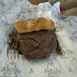 Arby's - Sloppy double roast beef.