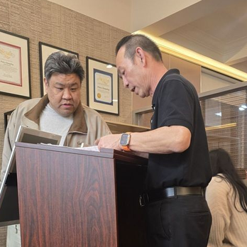 Prince Dumpling - The Master of Ceremonies. The Priceless Simon (on right) - Dim Sum Near Me - Rosemead, California Prince Dumpling - The Master of Ceremonies. The Priceless Simon (on right) - Dim Sum Near Me - Rosemead, California