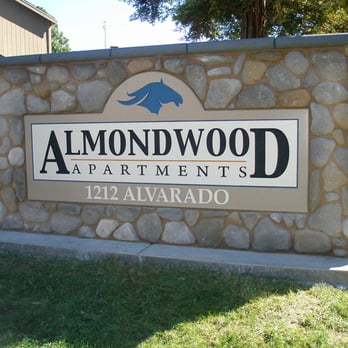 DaRold DeSigns - Monument sign for Almondwood Apartments, Davis - Graphic Design Near Me DaRold DeSigns - Monument sign for Almondwood Apartments, Davis - Graphic Design Near Me
