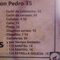 Bar Coyote - Precios