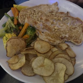 Spanish Pavillion Restaurant - Garlic chicken, very tasty but over the top garlicky. You've been warned! - Seafood Near Me - Harrison, New Jersey