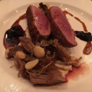 Tiffins Restaurant - Pan-Seared Duck Breast - New American Near Me - Lake Buena Vista, Florida Tiffins Restaurant - Pan-Seared Duck Breast - New American Near Me - Lake Buena Vista, Florida