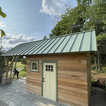 Portanova Roofing - Standing Seam Metal Roof Install. Color Patina Green - Roofing Near Me