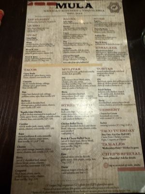 Menu photo 6 Mula Mexican Kitchen & Tequileria Omaha, NE Menu photo 6 Mula Mexican Kitchen & Tequileria Omaha, NE