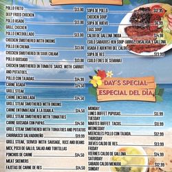 Los Sabores Latinos - Menu Feb 2024