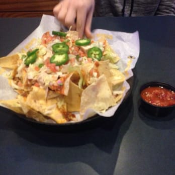 Buffalo Wild Wings - Nachos with Chicken Breast Added!-$9.99 - American Near Me - Hoffman Estates, Illinois Buffalo Wild Wings - Nachos with Chicken Breast Added!-$9.99 - American Near Me - Hoffman Estates, Illinois