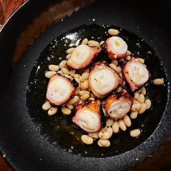 crudo nudo - Octopus with Marinated beans - Cocktail Bars Near Me - Norfolk, Virginia crudo nudo - Octopus with Marinated beans - Cocktail Bars Near Me - Norfolk, Virginia