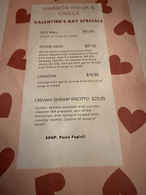 Menu photo 2 Harbor Hook and Grille Monroe, MI