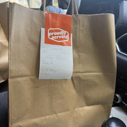 Take out bag Take out bag