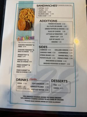 Menu photo 1 Jackie's Restaurant Henrico, VA