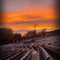 Starlight Theatre - Sunset on before our last show of the season