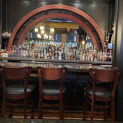 The bar area in Seven Saints