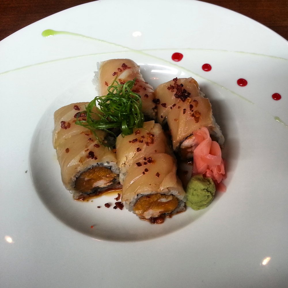Pacific Asian Bistro - Fire Belle Roll...just a hint of zing Nice - Sushi Bars Near Me - St. Augustine, Florida Pacific Asian Bistro - Fire Belle Roll...just a hint of zing Nice - Sushi Bars Near Me - St. Augustine, Florida