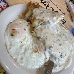 Eggcetera Cafe - 2 Eggs w/Country Fried Steak