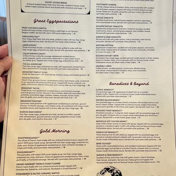 Eggspectation - Nashville - Menu - American Near Me - Nashville, Tennessee