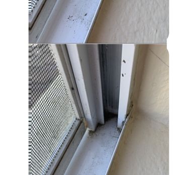 Clear View Window Cleaning - Dirt they never cleaned. Blood on my comforter  Christopher the owner is sending me threatening texts - Window Washing Near Me - Solana Beach , California