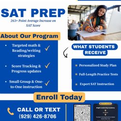 Bright Leadership Academy - SAT prep in Staten Island. Students average a 263-point gain. Small groups capped at six, and every student starts with a diagnostic.