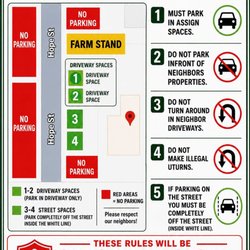 Hope Street Farmstand - "Parking rules"