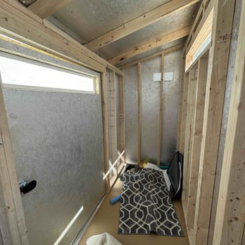 Tuff Shed San Jose - Inside of shed. The left part is the door - Building Supplies Near Me - San Jose, California