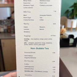 ArTeA - Drinks Menu