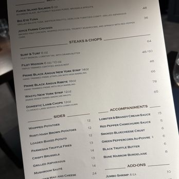 Chophouse at Nocatee - Menu - Steakhouses Near Me - Ponte Vedra Beach, Florida Chophouse at Nocatee - Menu - Steakhouses Near Me - Ponte Vedra Beach, Florida