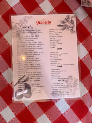 Menu photo 2 Giorella Ciudad de México, DIF Menu photo 2 Giorella Ciudad de México, DIF
